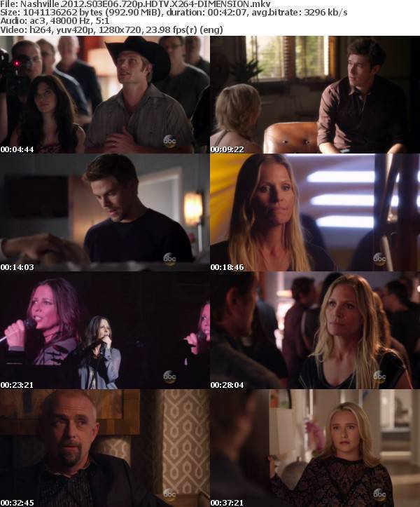 20122854ed7d3ca645bc0a44ff1497f60f8a0662 Nashville 2012 S03E06 720p HDTV X264 DIMENSION