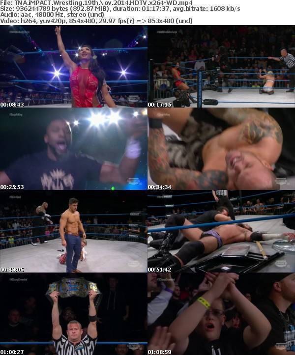 202413769b6f1568fc9915d418019f4cea3d683a TNA iMPACT Wrestling 19th Nov 2014 HDTV x264 WD