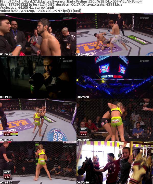202517488f6541431436675063c499258d13fa01 UFC Fight Night 57 Edgar vs Swanson Early Prelims 720p WEB DL x264 ViLLAiNS