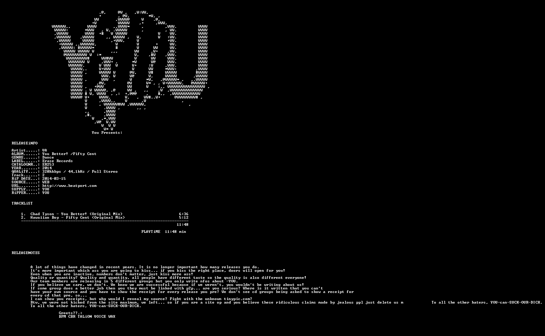nfo VA You Better  Fifty Cent (ER253) WEB 2014 YOU